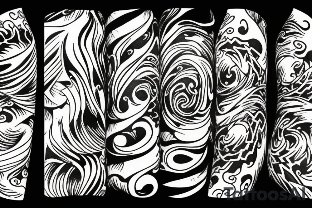 Mountains tattoo idea