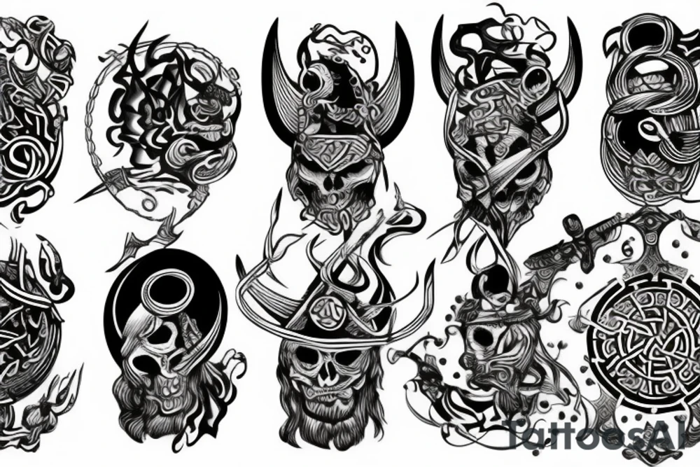 Viking style tattoo tattoo idea