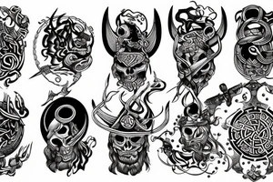 Viking style tattoo tattoo idea