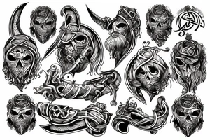 Viking style tattoo tattoo idea