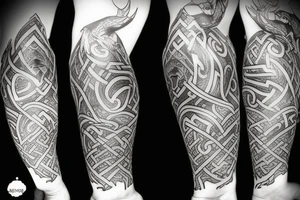 Viking style tattoo tattoo idea