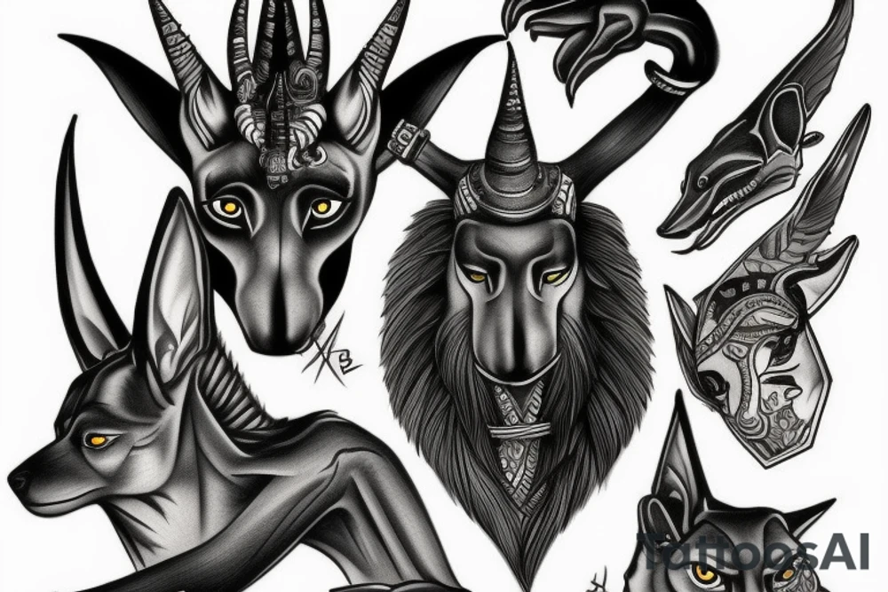 Anubis tattoo idea