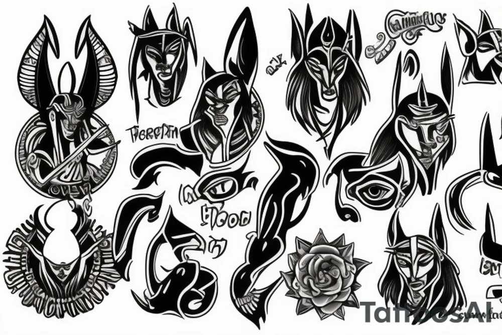 Anubis tattoo idea