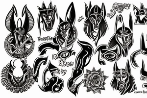 Anubis tattoo idea