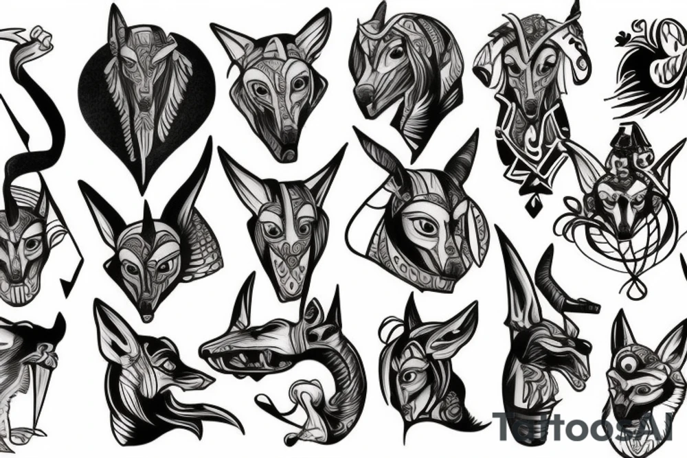 Anubis tattoo idea
