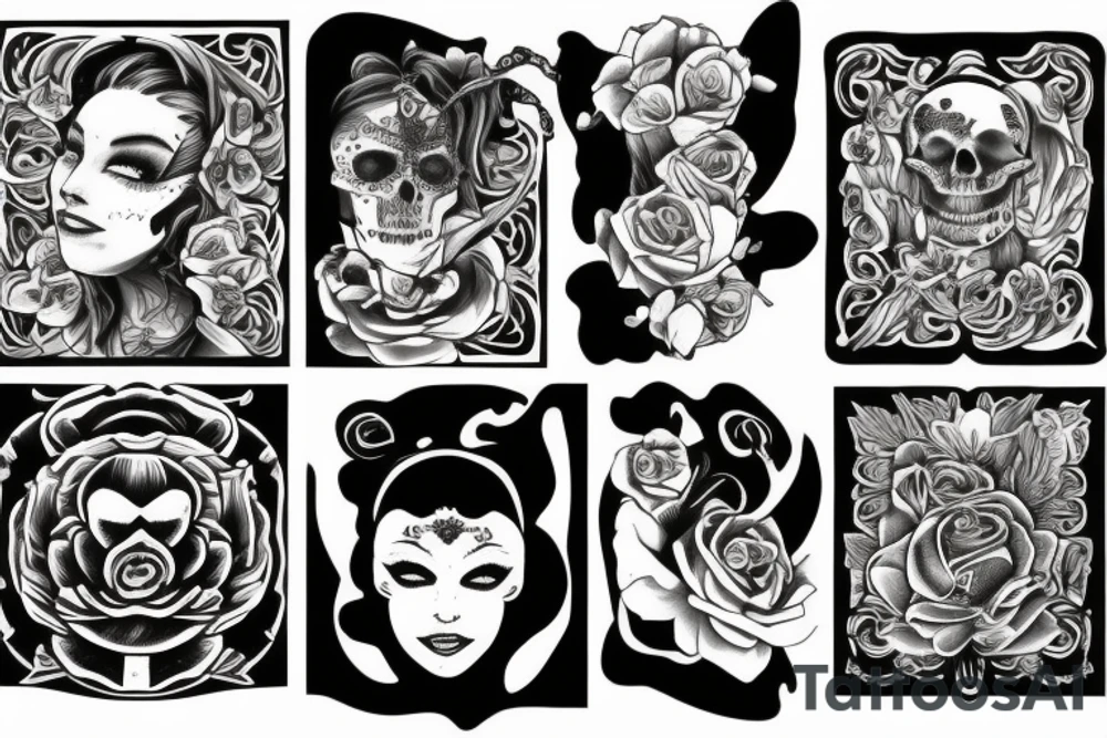 A tattoo that represents three sisters tattoo idea