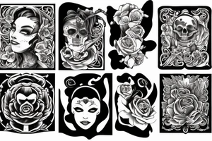 A tattoo that represents three sisters tattoo idea
