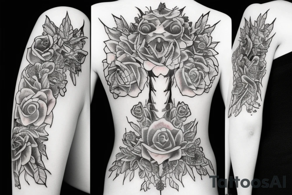 A tattoo that represents three sisters tattoo idea