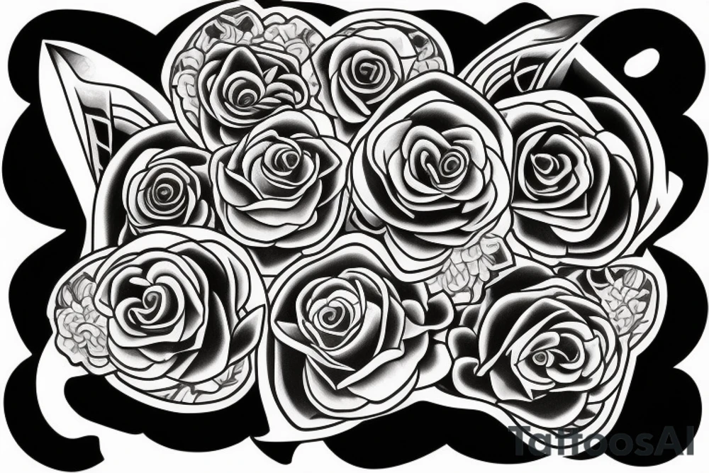 A tattoo that represents a bond between four sisters tattoo idea A tattoo that represents a bond between four sisters tattoo idea