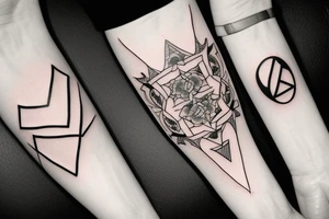 A tattoo that represents a bond between four sisters tattoo idea