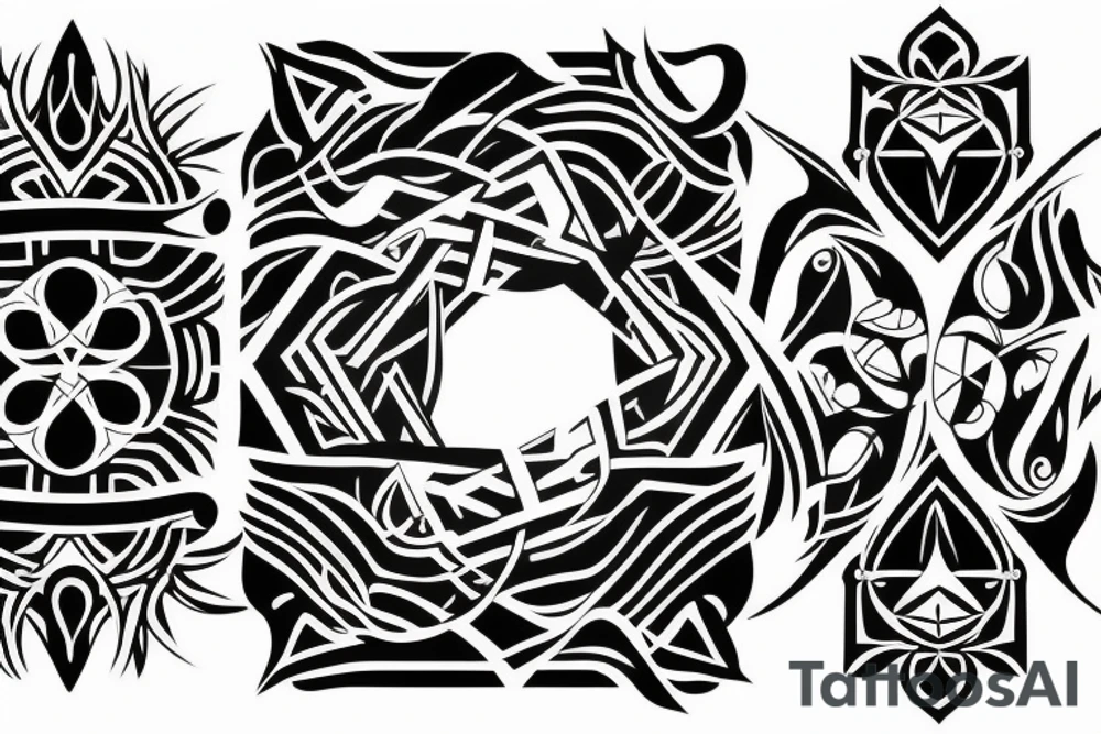 A tattoo that represents a bond between four sisters tattoo idea A tattoo that represents a bond between four sisters tattoo idea