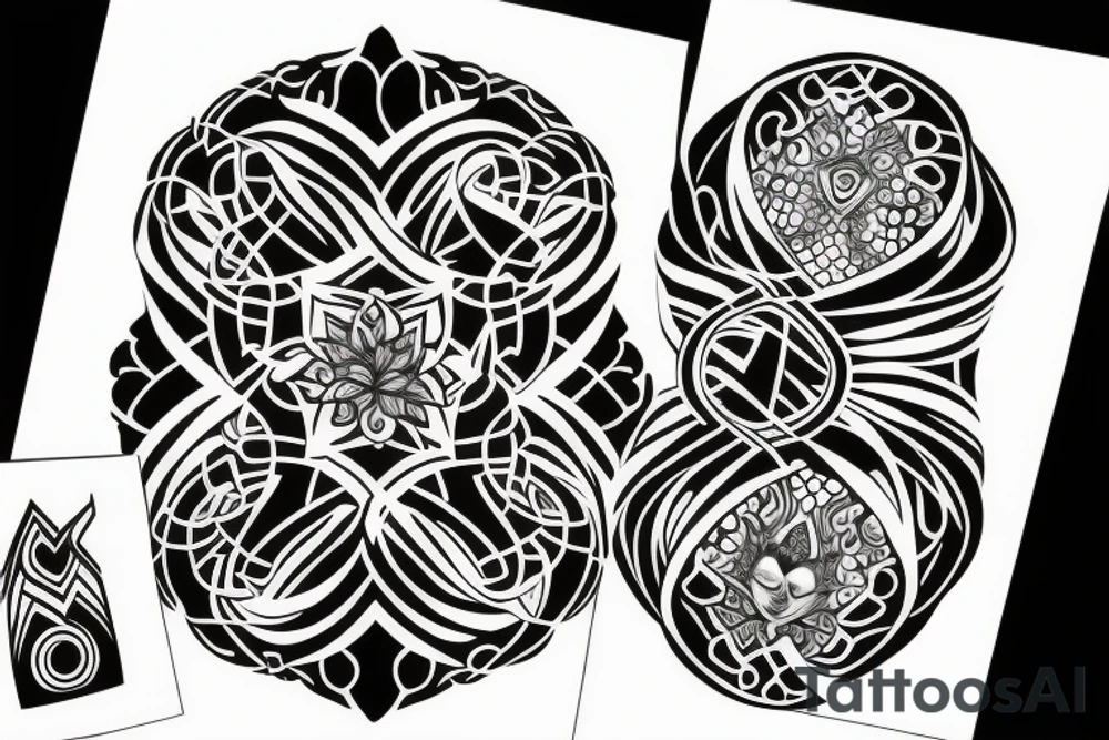A tattoo that represents a bond between four sisters tattoo idea A tattoo that represents a bond between four sisters tattoo idea