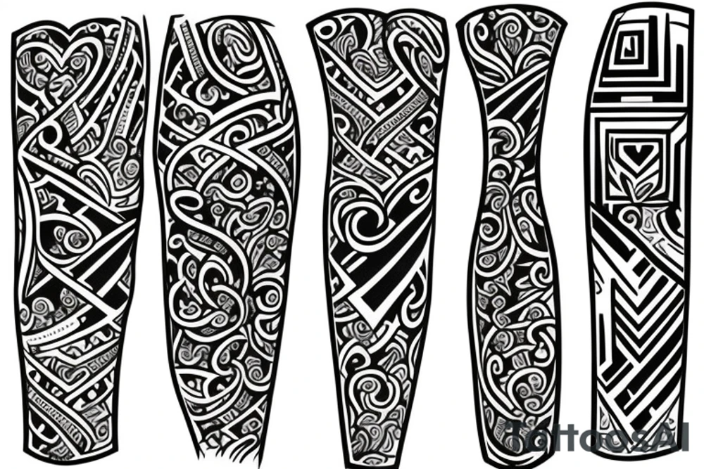 A tattoo that represents a bond between four sisters tattoo idea