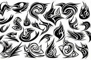 The world burning tattoo idea