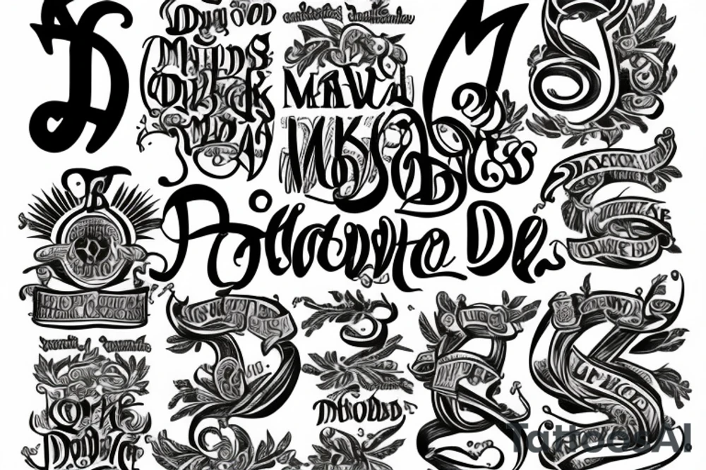 Old English “MD”
“MadDobbs” tattoo idea