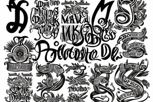 Old English “MD”
“MadDobbs” tattoo idea