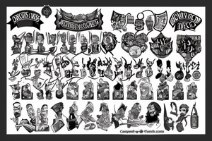 Law and order tattoo idea