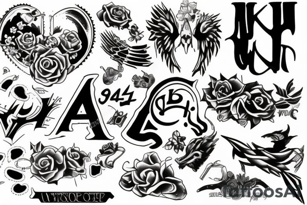 1994 in writing tattoo idea