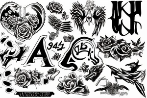 1994 in writing tattoo idea