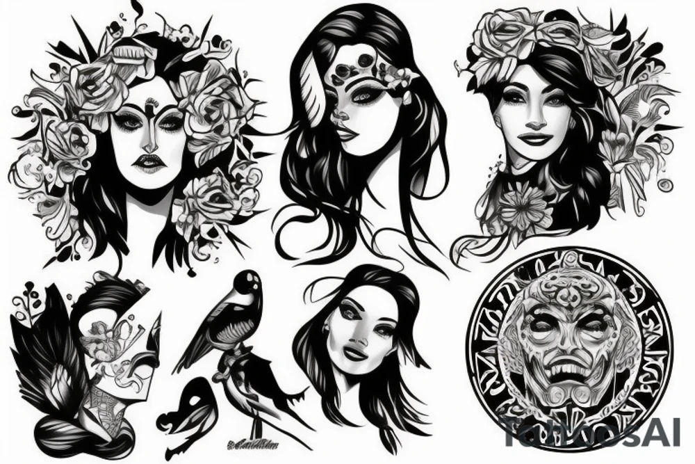 brasão de arma família moraes tattoo idea