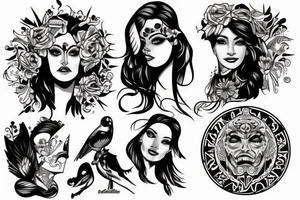 brasão de arma família moraes tattoo idea