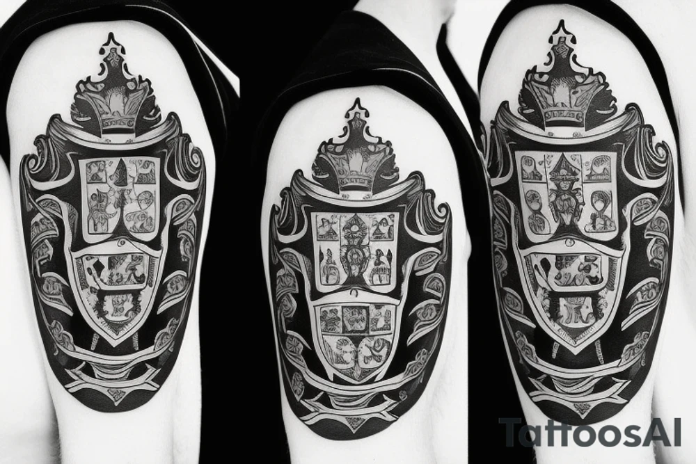 Coat of arms of the Moraes family. tattoo idea
