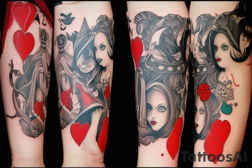 American Mcgees Alice in Wonderland tattoo idea