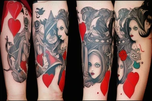 American Mcgees Alice in Wonderland tattoo idea