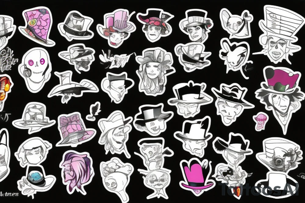 Madd
 hatter tattoo idea