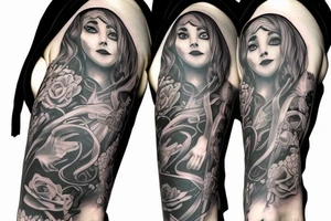 Sleeve, Alice in Wonderland tattoo idea