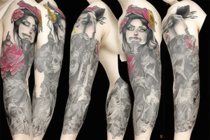Sleeve, Alice in Wonderland tattoo idea