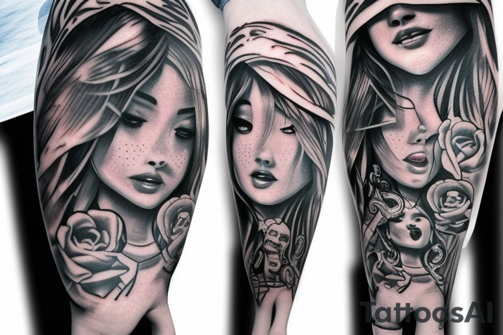 ice in Wonderland tattoo idea
