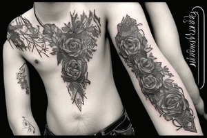 Barbed Chains Intricate Wicked Complex Radiant Smokey Ashes Warped tattoo idea