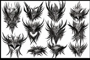 Barbed Chains Intricate Wicked Complex Radiant Smokey Ashes Warped tattoo idea