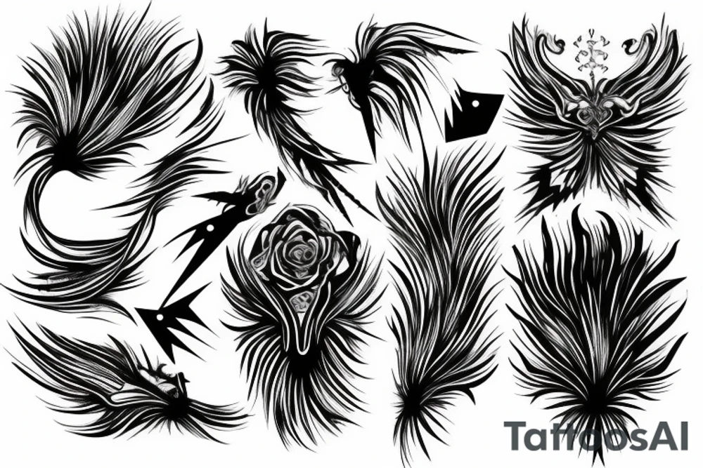 Barbed Chains Intricate Radiant Smokey Ashes Warped tattoo idea Barbed Chains Intricate Radiant Smokey Ashes Warped tattoo idea