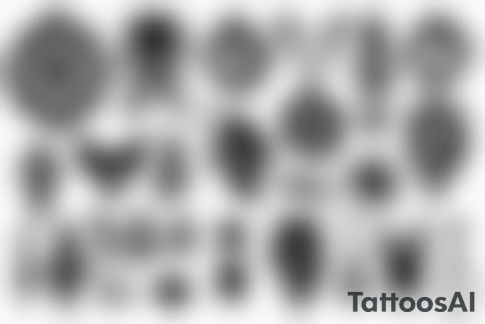 Barbed Chains Intricate Radiant Smokey Ashes Warped tattoo idea Barbed Chains Intricate Radiant Smokey Ashes Warped tattoo idea