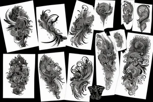Barbed Chains Intricate Radiant Smokey Ashes Warped tattoo idea