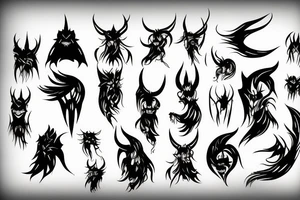 Demon Woman tattoo idea