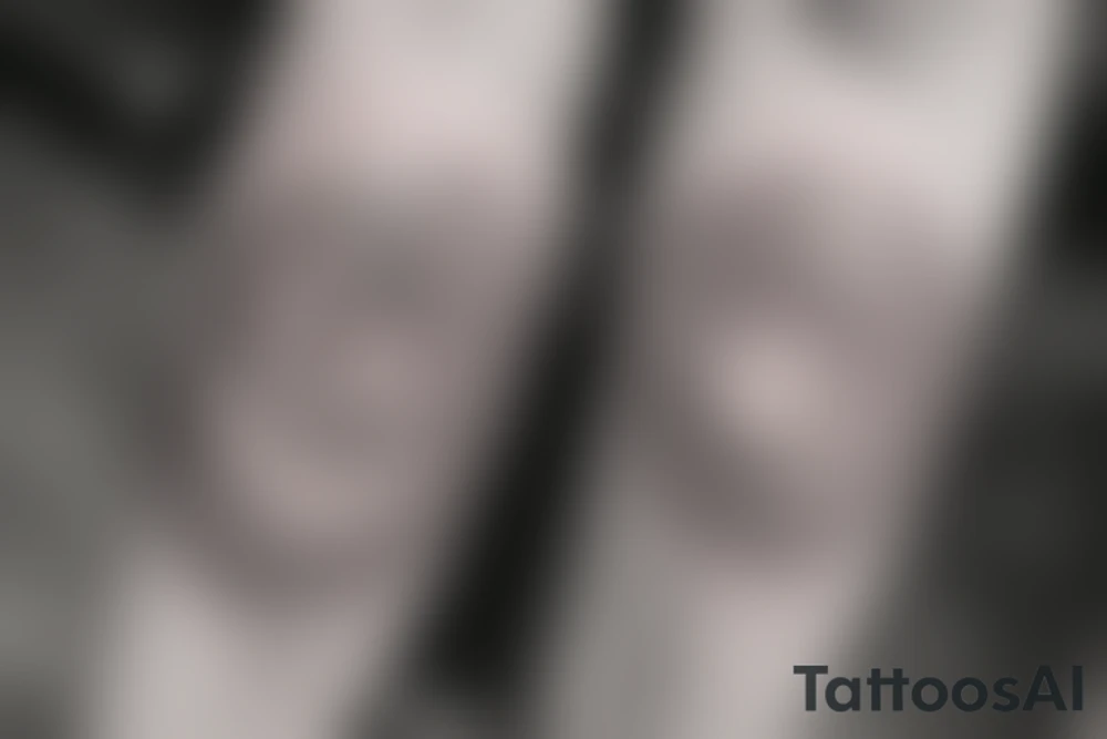 It should be the outlining of a person jumping rope. The hip should be encircled by a circle. The circle should send lines in all directions and give the tattoo a rectangle shape with the ratio 1:2. tattoo idea