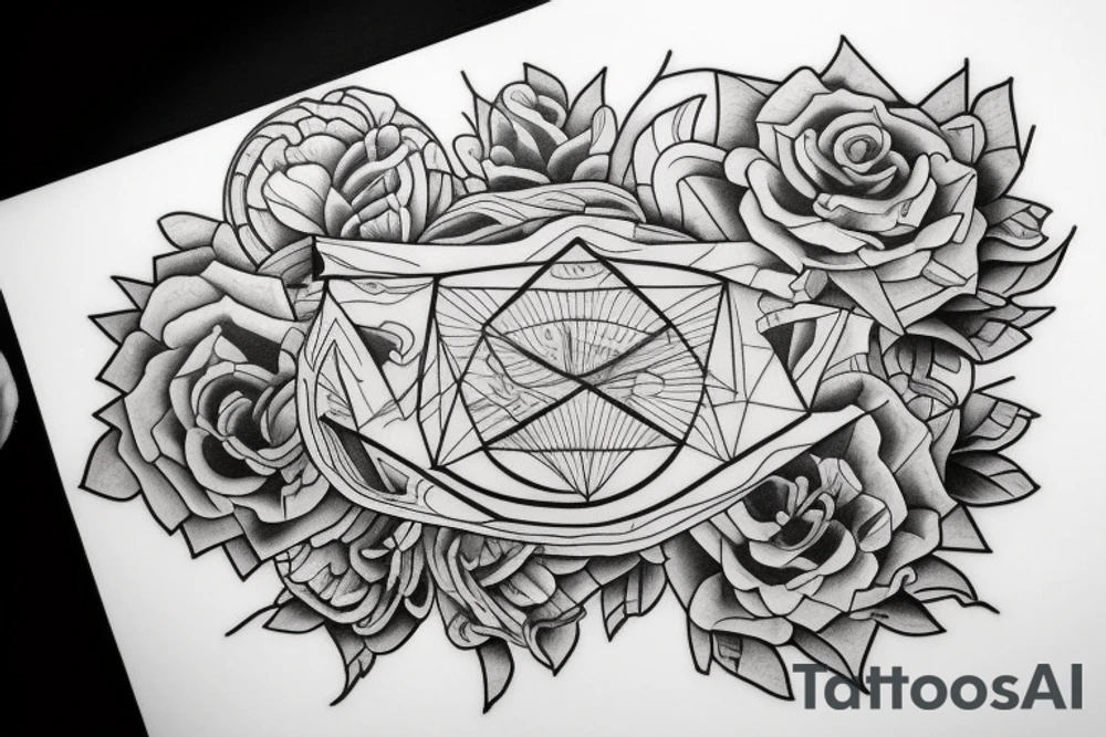 Rectangle shaped tattoo (ratio 1:2) tattoo idea