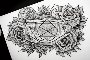 Rectangle shaped tattoo (ratio 1:2) tattoo idea
