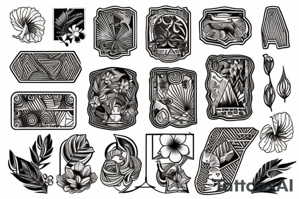 Rectangle shaped tattoo (ratio 1:2)
Hawaii themed tattoo idea Rectangle shaped tattoo (ratio 1:2)
Hawaii themed tattoo idea