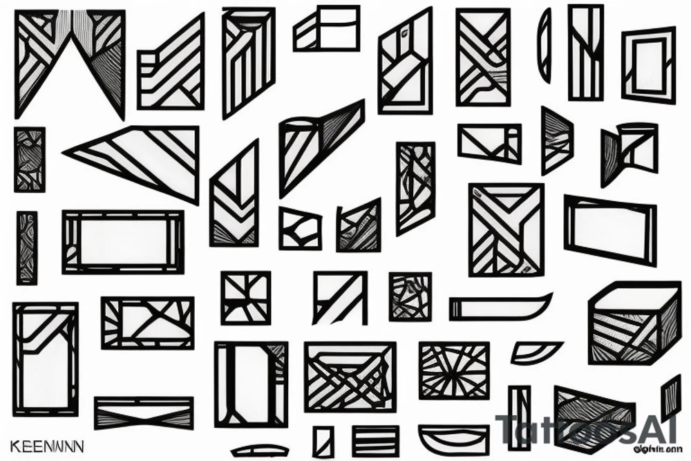 Rectangle shaped fine line tattoo (ratio 1:2)
Thin lines without a frame tattoo idea Rectangle shaped fine line tattoo (ratio 1:2)
Thin lines without a frame tattoo idea