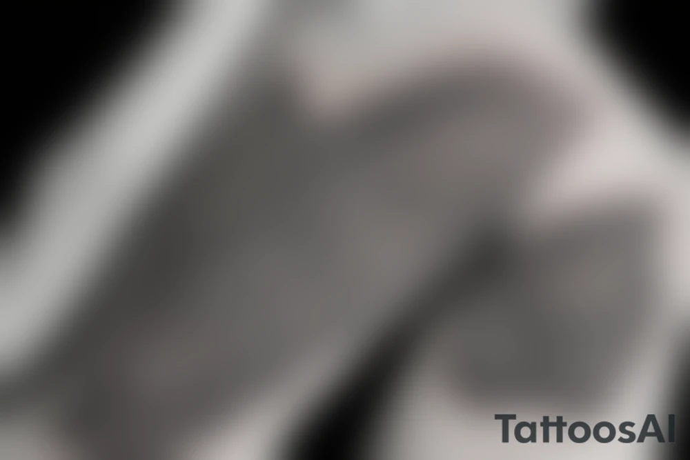 Create a rectangle shaped fine line tattoo (ratio 1:2) on the forearm. It should be made of very fine lines. tattoo idea