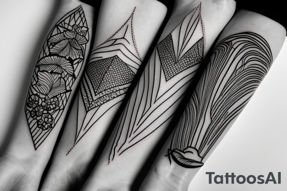 Hawaiian mountains and ocean
Rectangle shaped tattoo idea Hawaiian mountains and ocean
Rectangle shaped tattoo idea