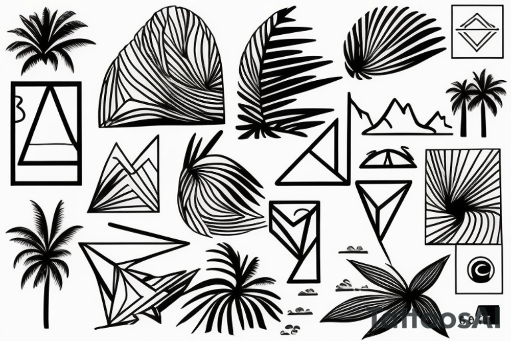 Hawaiian mountains and ocean
Rectangle shaped tattoo idea Hawaiian mountains and ocean
Rectangle shaped tattoo idea