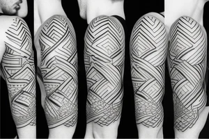 Hawaiian mountains and ocean
Rectangle shaped
Fine line tattoo idea