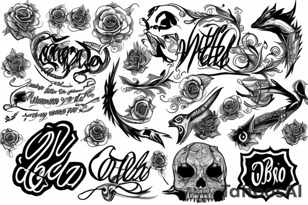 The name $ebio tattoo idea