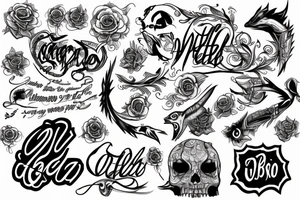 The name $ebio tattoo idea