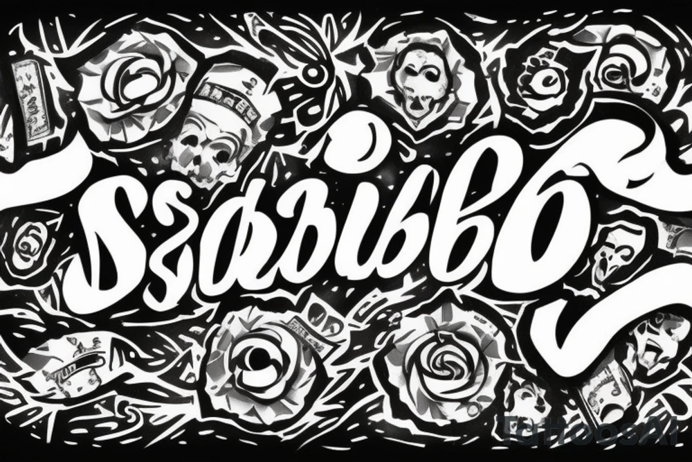 Sebio with a dollar sign replacing the S tattoo idea